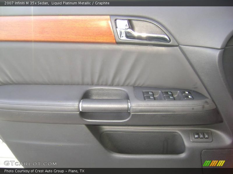 Liquid Platinum Metallic / Graphite 2007 Infiniti M 35x Sedan