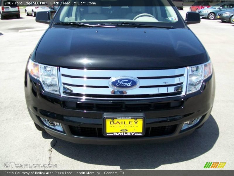 Black / Medium Light Stone 2007 Ford Edge SEL Plus