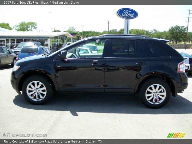 Black / Medium Light Stone 2007 Ford Edge SEL Plus