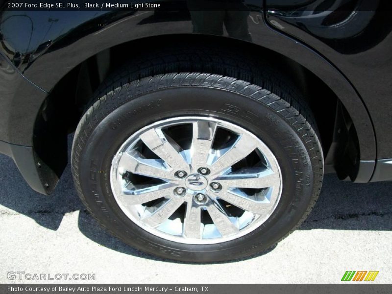 Black / Medium Light Stone 2007 Ford Edge SEL Plus