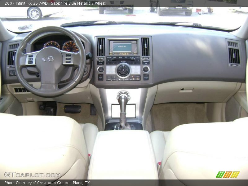 Sapphire Blue Metallic / Wheat 2007 Infiniti FX 35 AWD