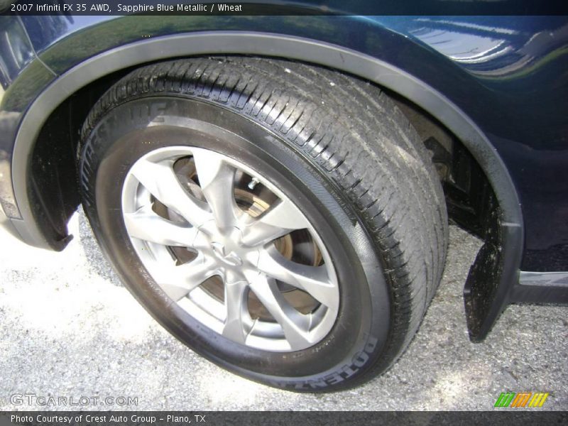 Sapphire Blue Metallic / Wheat 2007 Infiniti FX 35 AWD