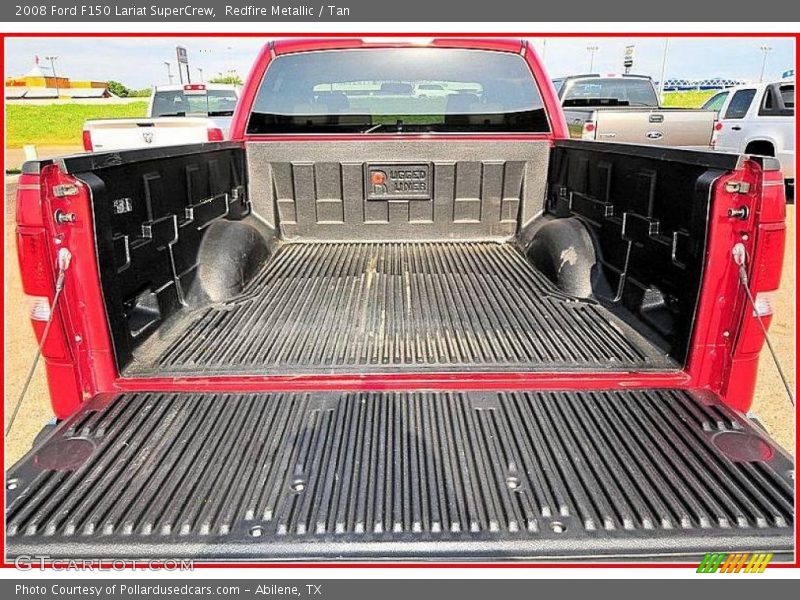Redfire Metallic / Tan 2008 Ford F150 Lariat SuperCrew