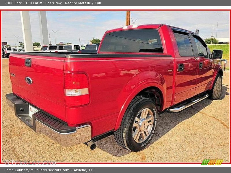 Redfire Metallic / Tan 2008 Ford F150 Lariat SuperCrew