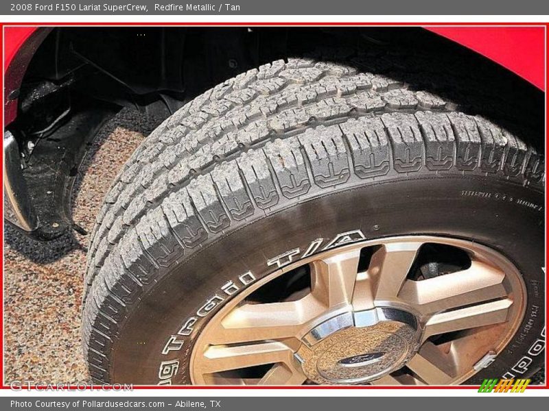 Redfire Metallic / Tan 2008 Ford F150 Lariat SuperCrew
