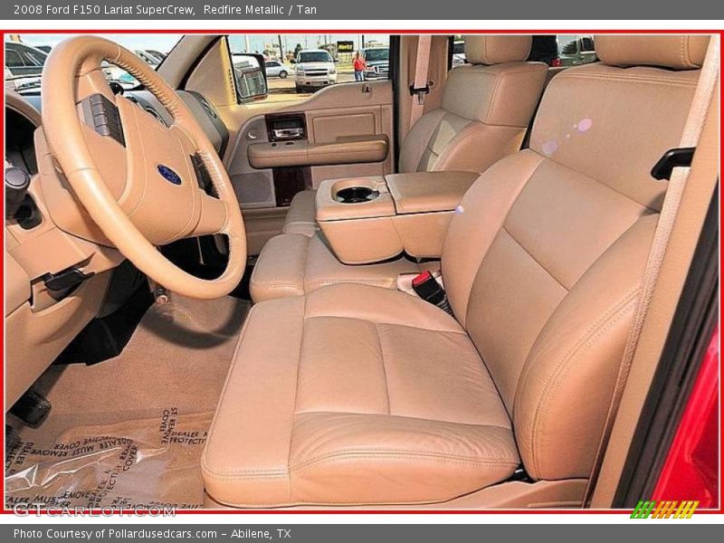 Redfire Metallic / Tan 2008 Ford F150 Lariat SuperCrew