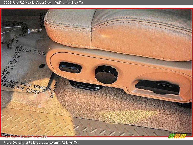 Redfire Metallic / Tan 2008 Ford F150 Lariat SuperCrew
