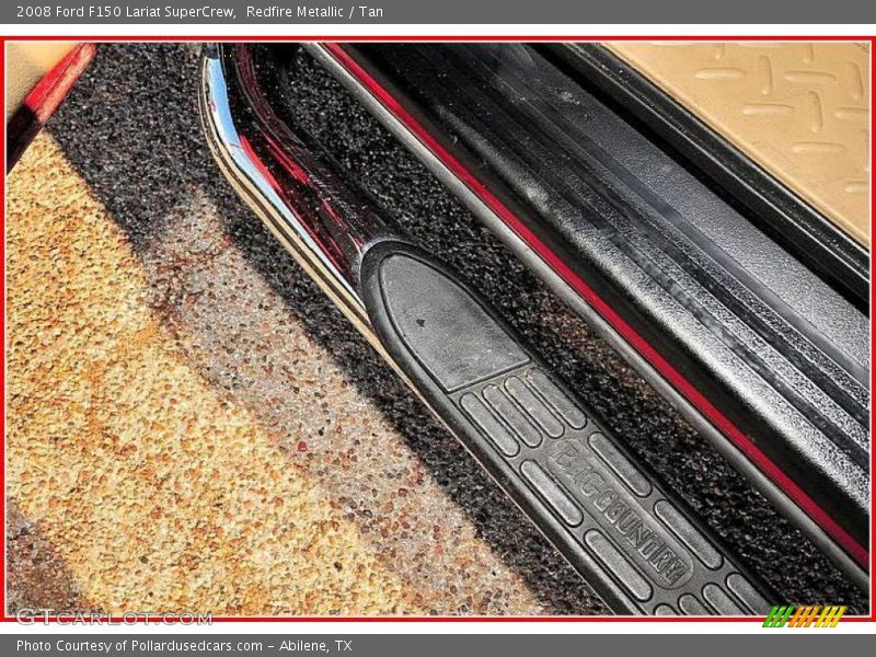 Redfire Metallic / Tan 2008 Ford F150 Lariat SuperCrew