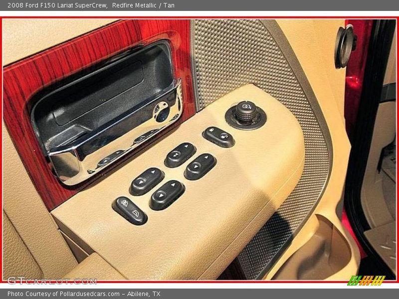 Redfire Metallic / Tan 2008 Ford F150 Lariat SuperCrew