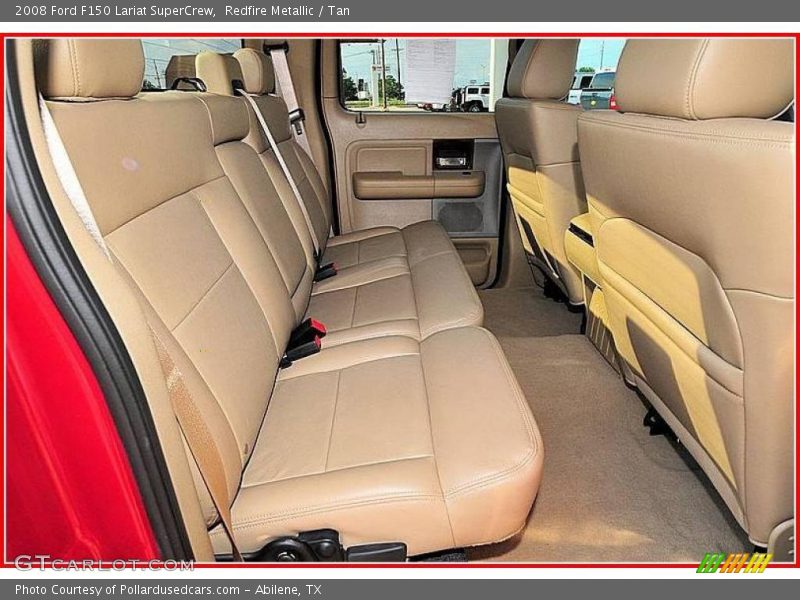 Redfire Metallic / Tan 2008 Ford F150 Lariat SuperCrew