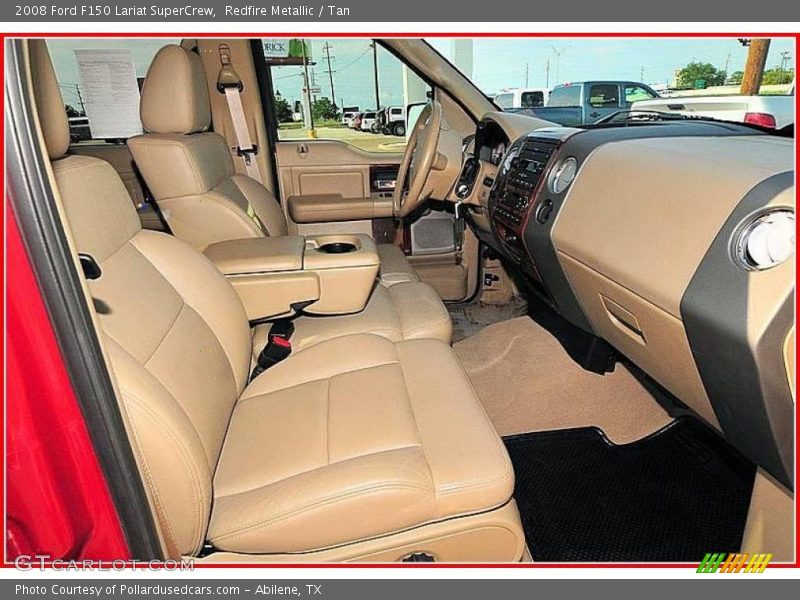 Redfire Metallic / Tan 2008 Ford F150 Lariat SuperCrew
