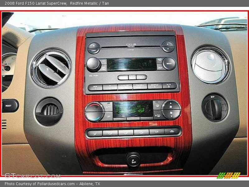 Redfire Metallic / Tan 2008 Ford F150 Lariat SuperCrew
