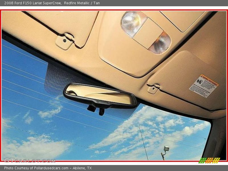 Redfire Metallic / Tan 2008 Ford F150 Lariat SuperCrew