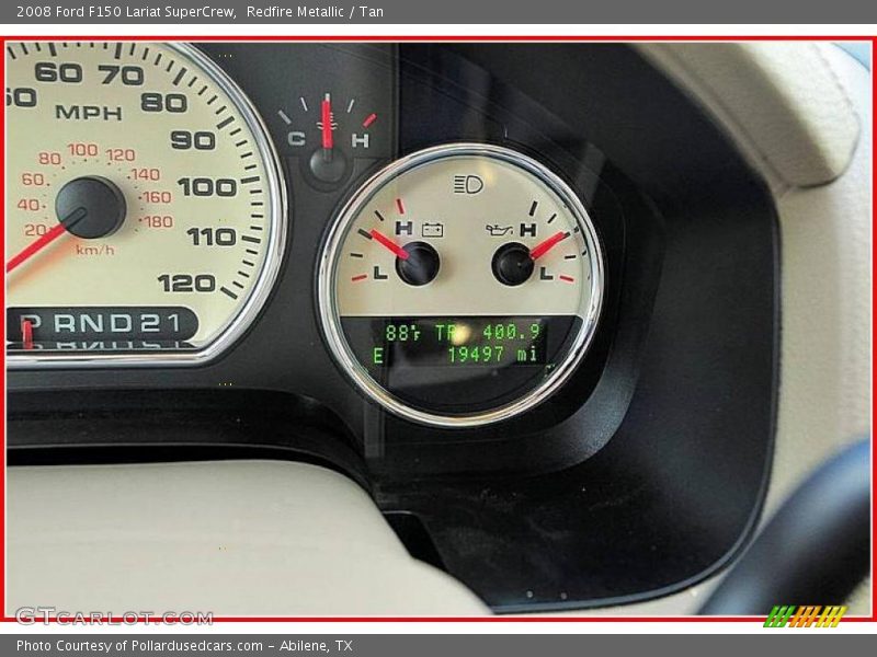 Redfire Metallic / Tan 2008 Ford F150 Lariat SuperCrew