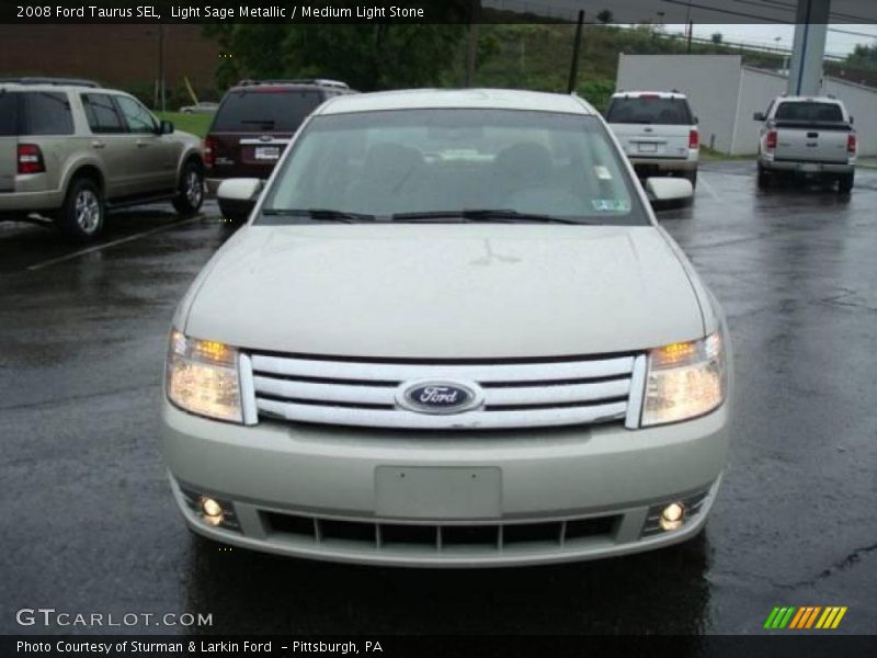 Light Sage Metallic / Medium Light Stone 2008 Ford Taurus SEL
