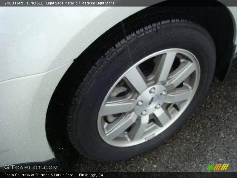 Light Sage Metallic / Medium Light Stone 2008 Ford Taurus SEL