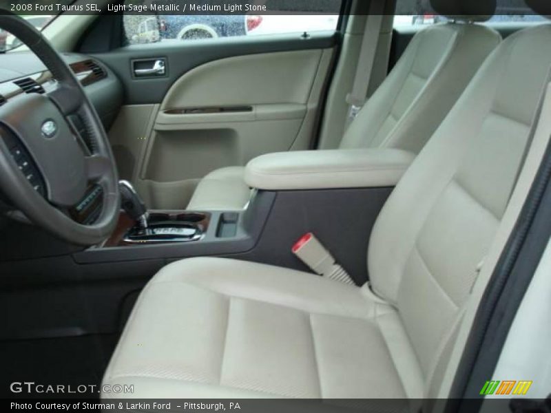 Light Sage Metallic / Medium Light Stone 2008 Ford Taurus SEL