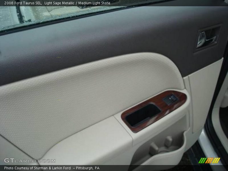 Light Sage Metallic / Medium Light Stone 2008 Ford Taurus SEL