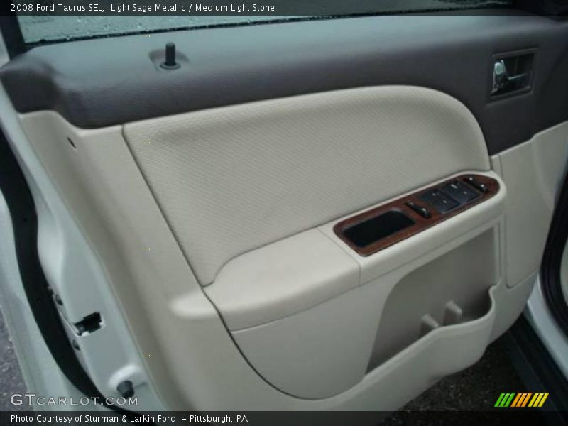 Light Sage Metallic / Medium Light Stone 2008 Ford Taurus SEL
