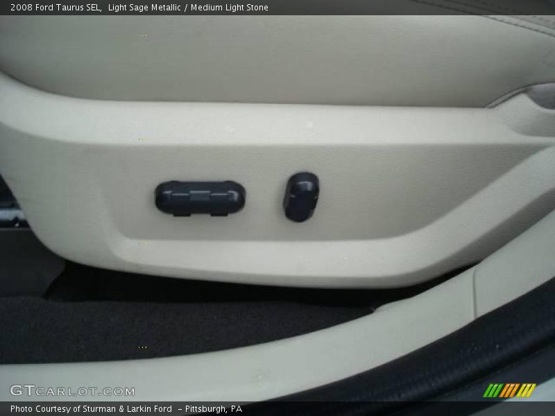 Light Sage Metallic / Medium Light Stone 2008 Ford Taurus SEL