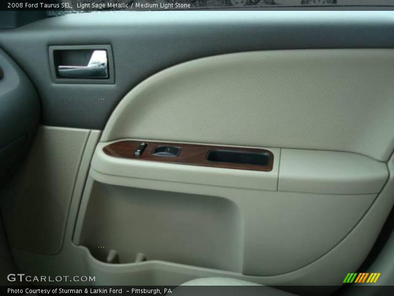 Light Sage Metallic / Medium Light Stone 2008 Ford Taurus SEL