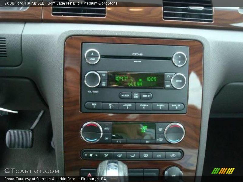 Light Sage Metallic / Medium Light Stone 2008 Ford Taurus SEL