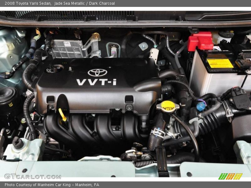 Jade Sea Metallic / Dark Charcoal 2008 Toyota Yaris Sedan