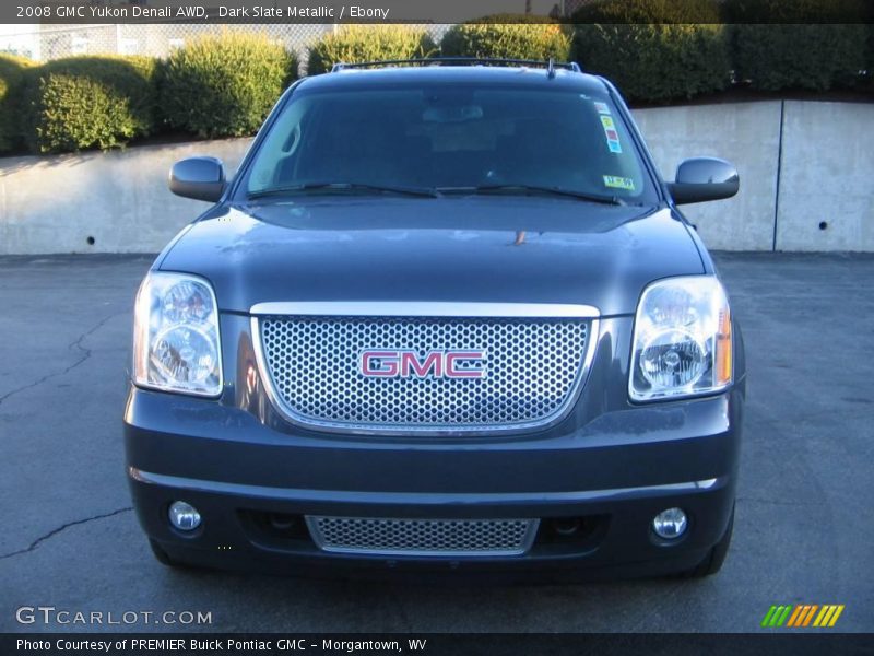 Dark Slate Metallic / Ebony 2008 GMC Yukon Denali AWD