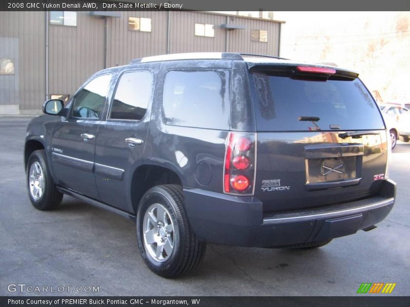 Dark Slate Metallic / Ebony 2008 GMC Yukon Denali AWD