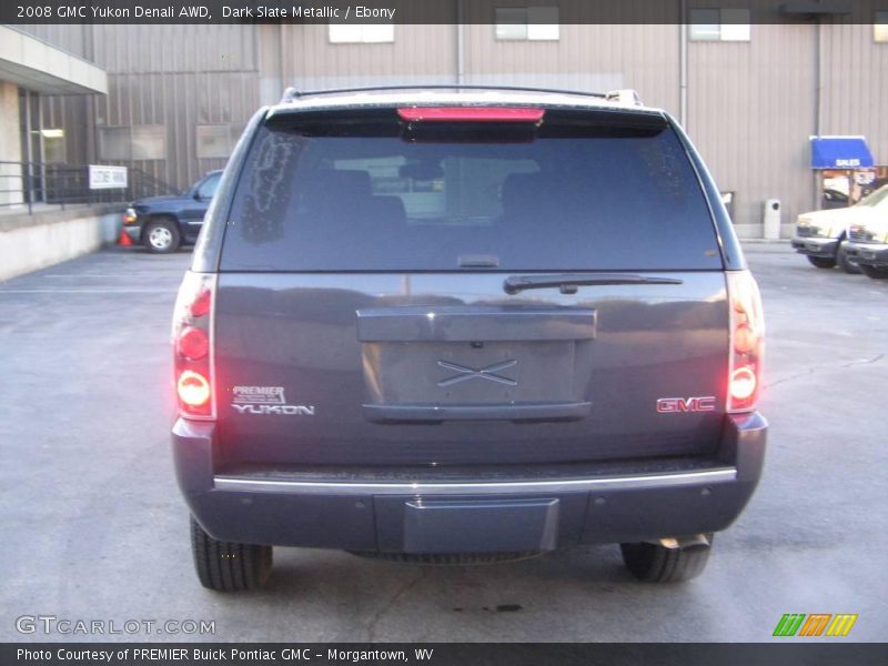 Dark Slate Metallic / Ebony 2008 GMC Yukon Denali AWD