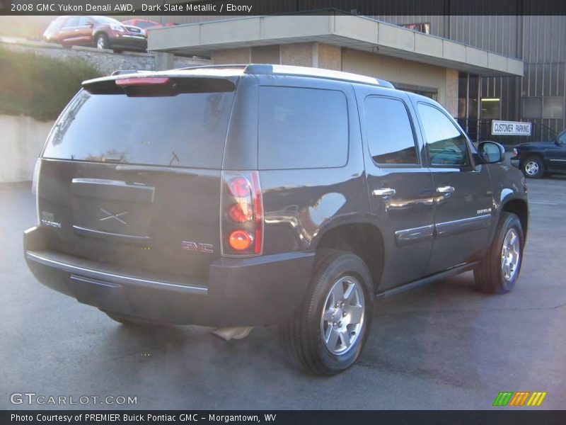 Dark Slate Metallic / Ebony 2008 GMC Yukon Denali AWD