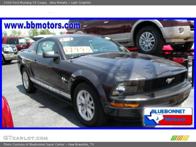 Alloy Metallic / Light Graphite 2009 Ford Mustang V6 Coupe