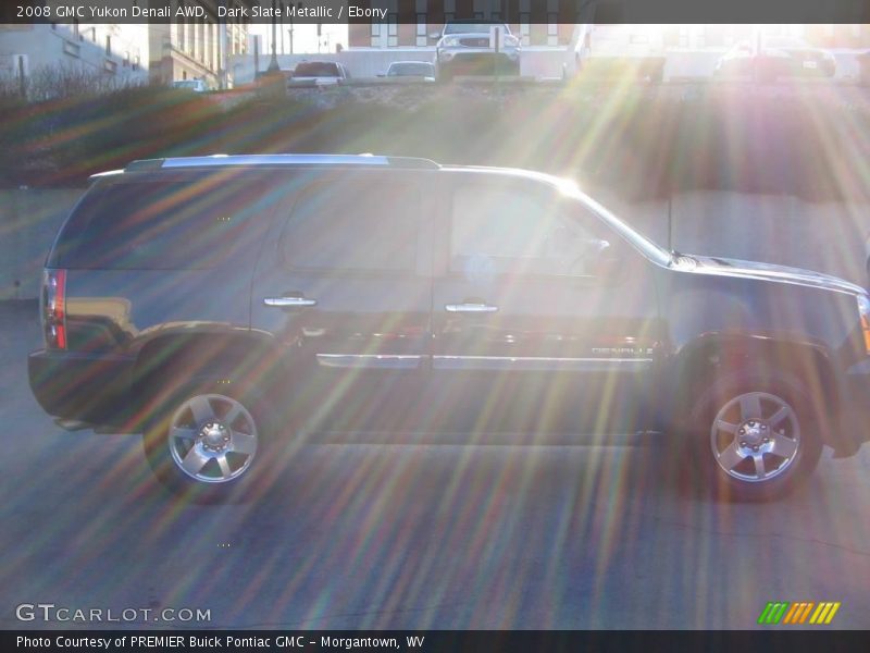 Dark Slate Metallic / Ebony 2008 GMC Yukon Denali AWD