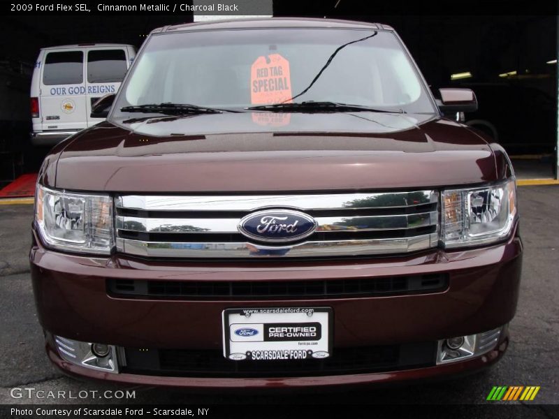 Cinnamon Metallic / Charcoal Black 2009 Ford Flex SEL