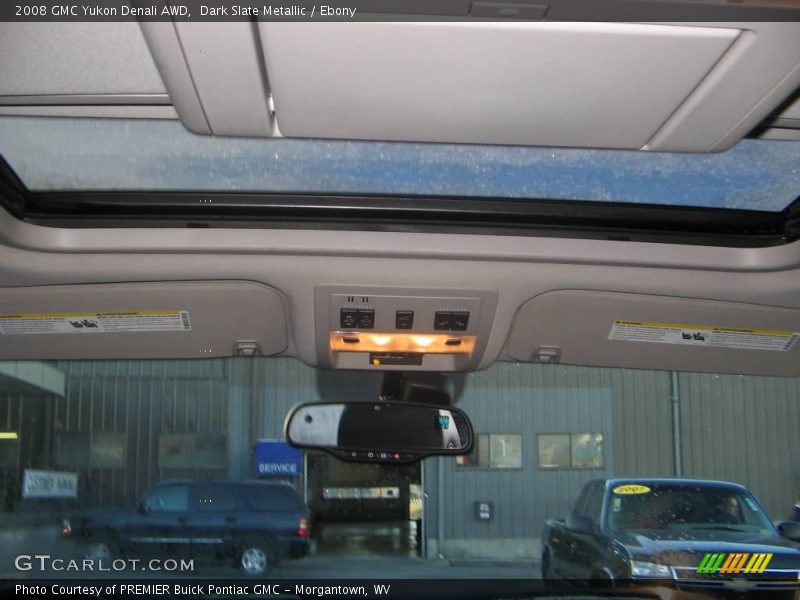Dark Slate Metallic / Ebony 2008 GMC Yukon Denali AWD
