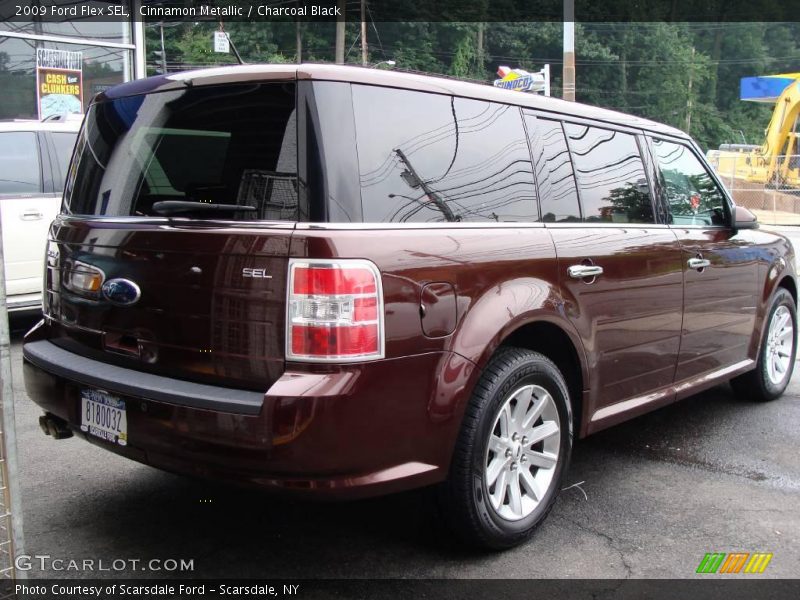 Cinnamon Metallic / Charcoal Black 2009 Ford Flex SEL