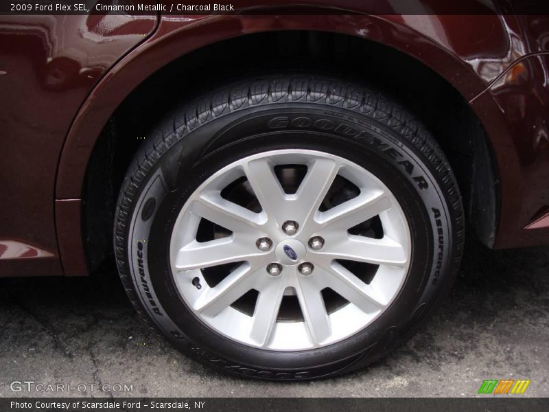 Cinnamon Metallic / Charcoal Black 2009 Ford Flex SEL