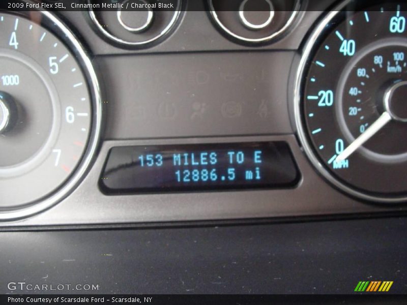 Cinnamon Metallic / Charcoal Black 2009 Ford Flex SEL