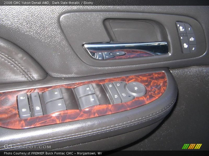 Dark Slate Metallic / Ebony 2008 GMC Yukon Denali AWD