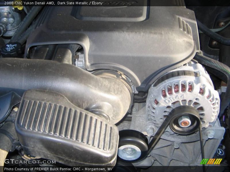 Dark Slate Metallic / Ebony 2008 GMC Yukon Denali AWD