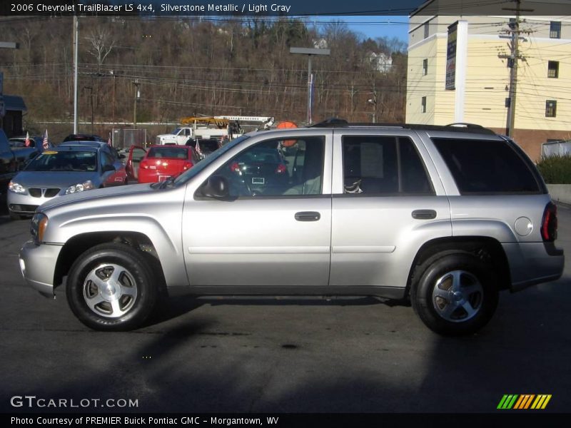 Silverstone Metallic / Light Gray 2006 Chevrolet TrailBlazer LS 4x4