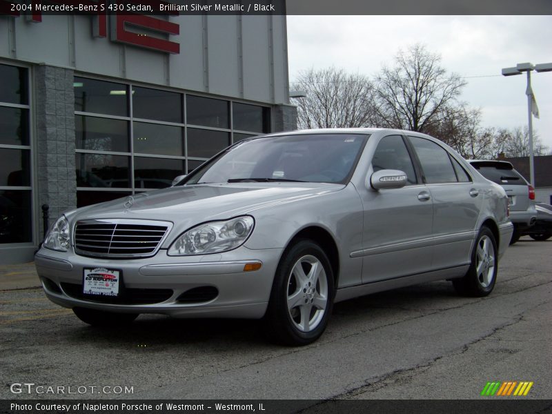 Front 3/4 View of 2004 S 430 Sedan