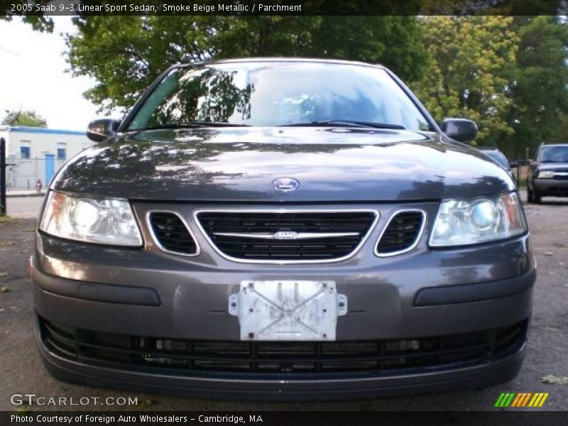Smoke Beige Metallic / Parchment 2005 Saab 9-3 Linear Sport Sedan