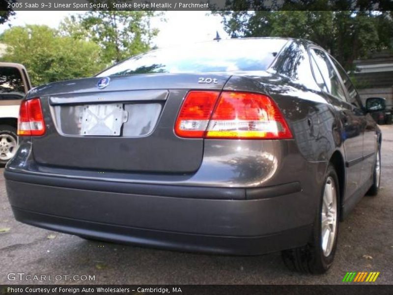 Smoke Beige Metallic / Parchment 2005 Saab 9-3 Linear Sport Sedan
