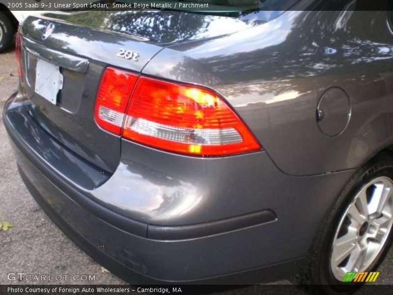 Smoke Beige Metallic / Parchment 2005 Saab 9-3 Linear Sport Sedan