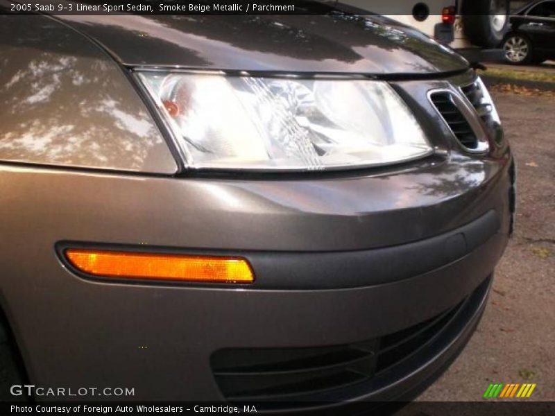 Smoke Beige Metallic / Parchment 2005 Saab 9-3 Linear Sport Sedan