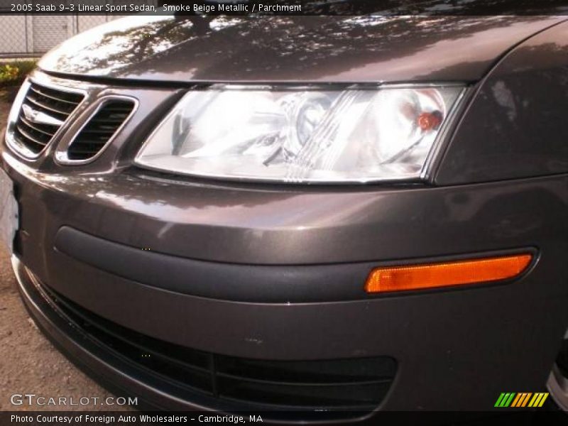 Smoke Beige Metallic / Parchment 2005 Saab 9-3 Linear Sport Sedan