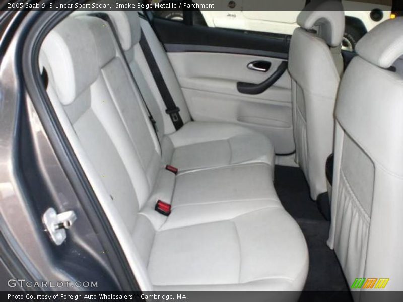 Smoke Beige Metallic / Parchment 2005 Saab 9-3 Linear Sport Sedan
