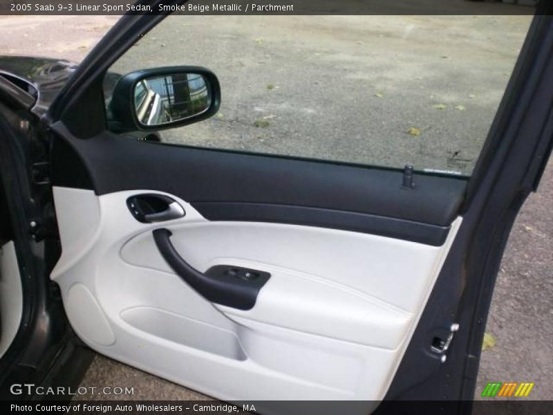 Smoke Beige Metallic / Parchment 2005 Saab 9-3 Linear Sport Sedan