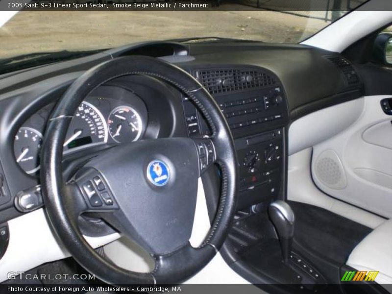 Smoke Beige Metallic / Parchment 2005 Saab 9-3 Linear Sport Sedan